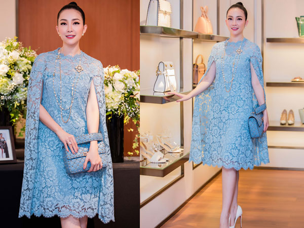 Linh Nga diện set đồ hiệu gần 150 triệu đồng đi event
