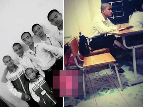 Dân mạng thi nhau khoe ảnh hội con trai cắt "đầu đinh" thời đi học