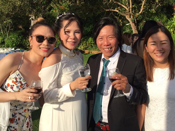 Mỹ Tâm, Hari Won dự đám cưới của đạo diễn Nguyễn Tranh ở Vũng Tàu