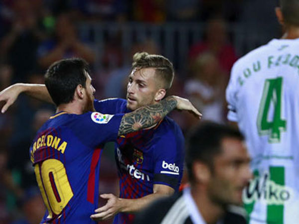 Tân binh tỏa sáng, Barca khởi đầu thuận lợi tại La Liga