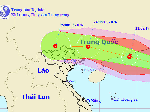 Bão cấp 10-11 tấn công Biển Đông