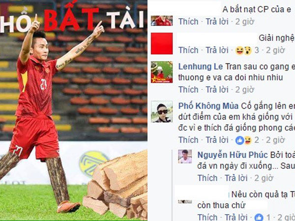 Dân mạng làm loạn Facebook Tuấn Tài sau trận hoà của U22 Việt Nam