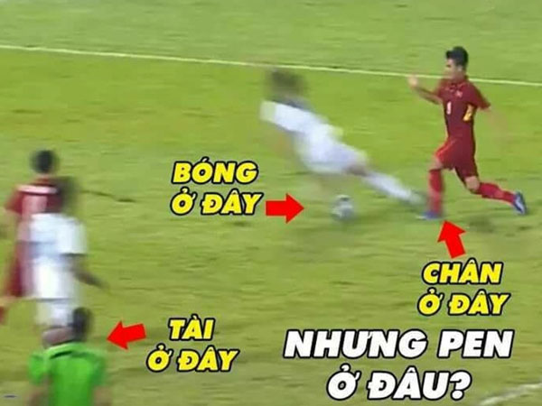 Dân mạng chế ảnh sau trận hòa đáng tiếc của U22 Việt Nam