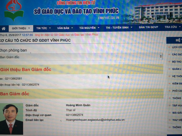 Chủ tịch Vĩnh Phúc lên tiếng về Sở 45 công chức thì 38 người lãnh đạo