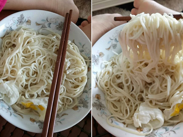 Con dâu hoang mang cầu cứu dân mạng vì sau sinh mẹ chồng cho ăn mì nấu cá
