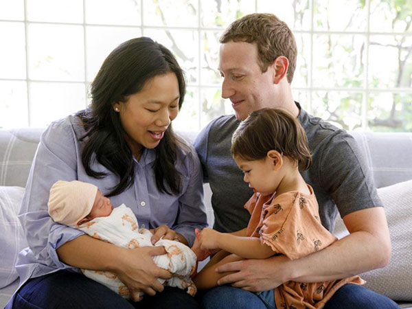 Con gái thứ 2 chào đời, CEO Facebook Mark Zuckerberg khẳng định sẽ giúp thế hệ của con có một cuộc sống tốt hơn