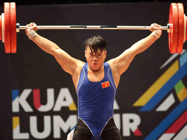 Việt Nam khép lại SEA Games 29 bằng chiếc HC đồng cử tạ