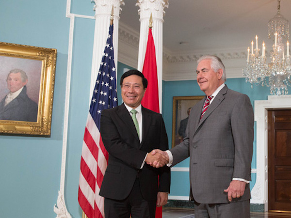 Ngoại trưởng Mỹ Rex Tillerson chúc mừng Quốc khánh Việt Nam