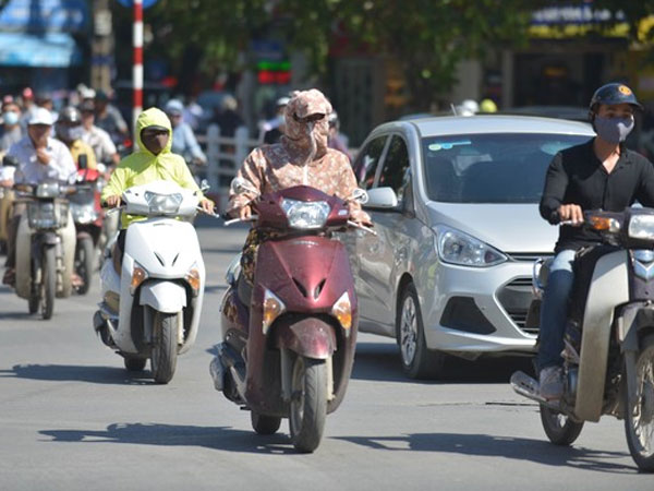 Bắc Bộ và miền Trung xuất hiện nắng nóng diện rộng