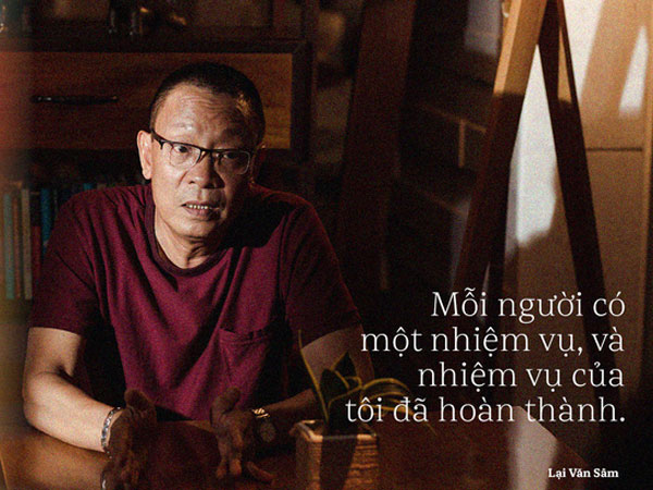Nhà báo Lại Văn Sâm: "Đừng tìm ai thay thế, bởi vì thế thì mọi người còn nhớ tôi cái gì nữa?"