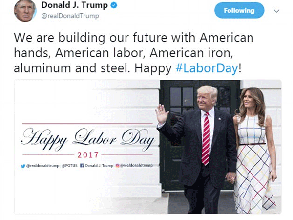 Bức ảnh gây tranh cãi của Tổng thống Trump