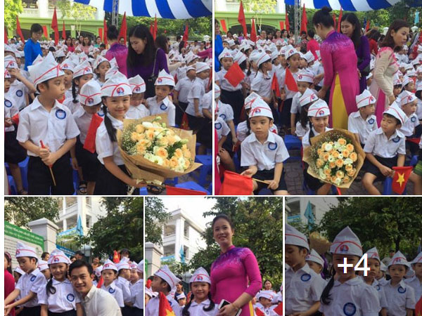 Facebook ngập tràn hình ảnh bố mẹ khoe con ngày khai giảng năm học mới