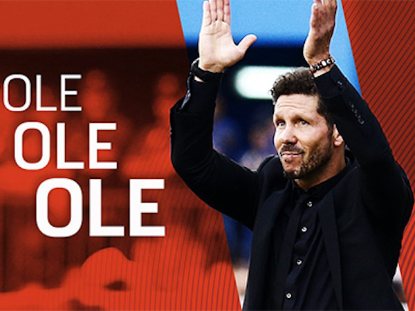 Diego Simeone ở lại Atletico đến năm 2020