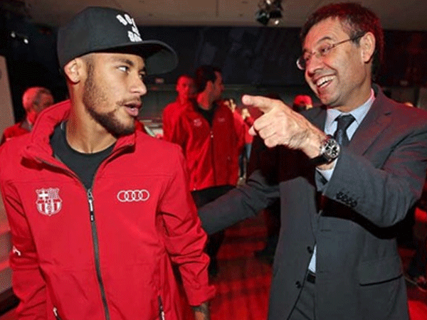 Neymar ví Chủ tịch Barca như gã hề