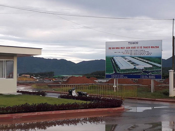 Sập nhà xưởng đang xây tại công ty ôtô Trường Hải, 2 người thiệt mạng