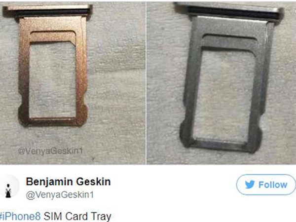 Khay sim xác nhận iPhone 8 có màu mới