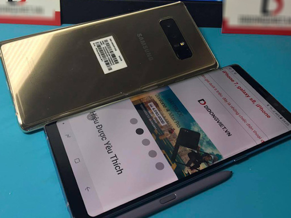 Samsung khóa điện thoại Galaxy Note8 "tuồn lậu" về Việt Nam
