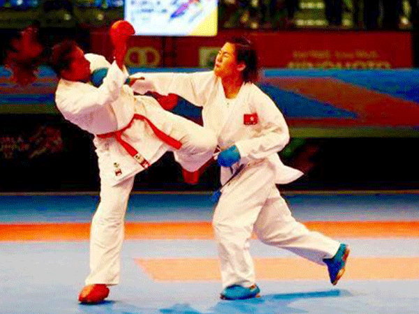 Việt Nam giành HC vàng lịch sử ở giải Karatedo Thế giới