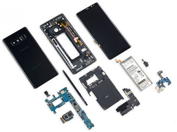 Galaxy Note 8 khó sửa khi gặp sự cố