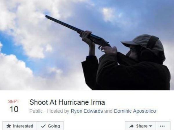 Hàng chục nghìn người Mỹ đòi nổ súng đuổi siêu bão Irma