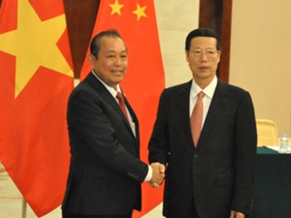 Phó thủ tướng Việt Nam, Trung Quốc bàn về Biển Đông