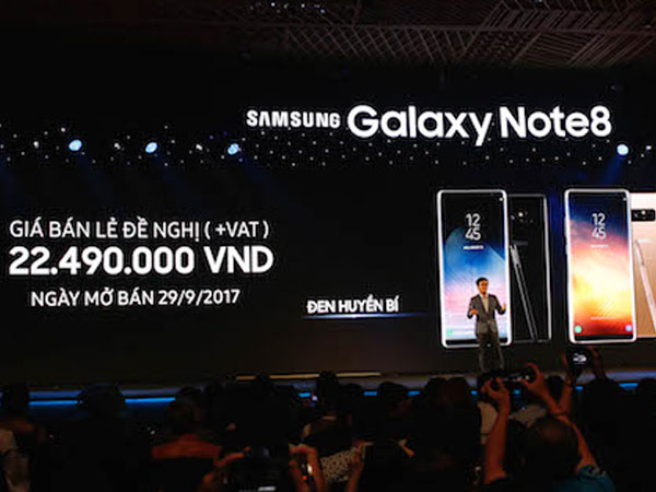 Galaxy Note 8 về Việt Nam giá 22,5 triệu đồng