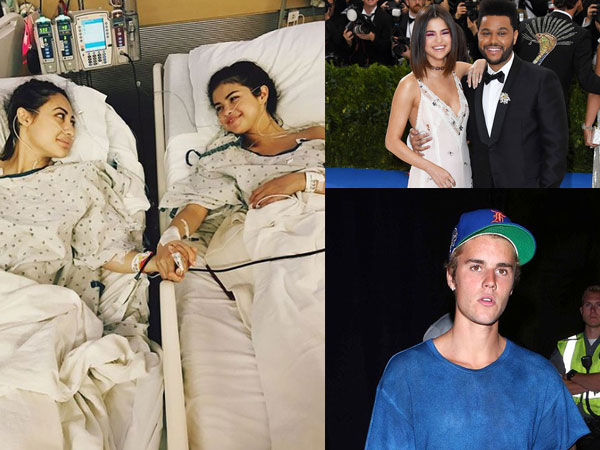 Justin Bieber và The Weeknd đã ở đâu khi Selena Gomez nhập viện ghép thận vì bệnh hiểm nghèo?