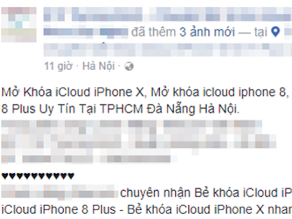Rầm rộ dịch vụ phá iCloud cho iPhone X dù sản phẩm chưa bán