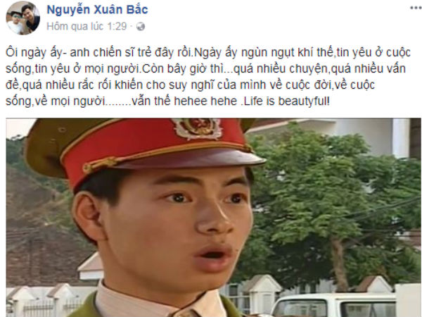 Giữa ồn ào của vợ với NSND Anh Tú, Xuân Bắc chia sẻ đầy ẩn ý