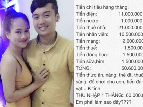 Chuyện chi tiêu của gia đình làm kinh doanh, tháng thu về 60 triệu mà không tiết kiệm được đồng nào