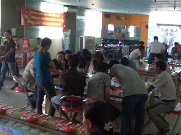 Triệt phá trung tâm cờ bạc trá hình ở Sài Gòn