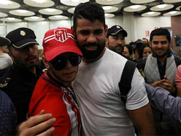 Diego Costa mãn nguyện vì được về mái nhà xưa Atletico Madrid