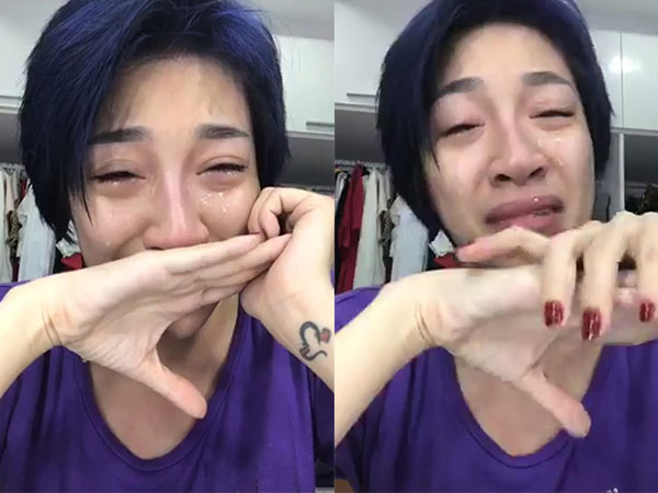 Pha Lê khóc nức nở cầu cứu sau khi bị giật túi xách