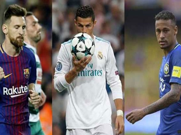 Ronaldo, Messi, Neymar vào top ba giải "The Best"