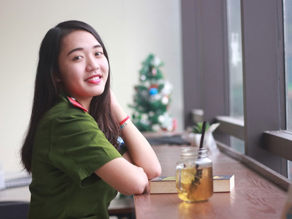 Nữ sinh Học viện Cảnh Nhân dân: "Tôi muốn lặp lại danh hiệu thủ khoa"