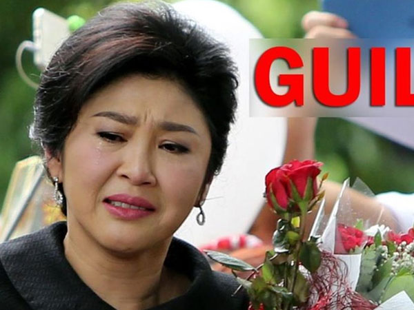 Cựu Thủ tướng Yingluck Shinawatra bị kết án 5 năm tù