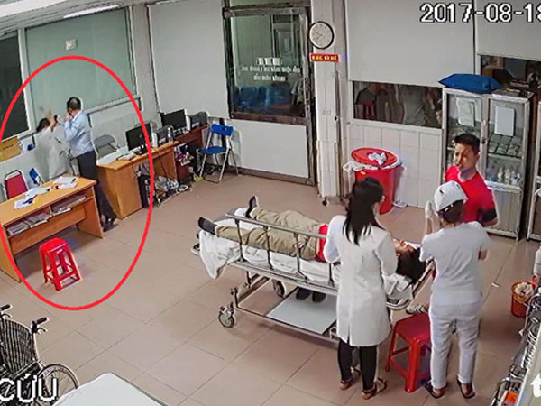 Phạt giám đốc tát nữ bác sĩ ở Vinh 3,6 triệu đồng