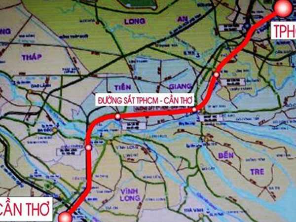Đã có 5 tỷ USD làm đường sắt cao tốc TP.HCM – Cần Thơ?