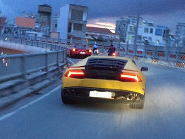 Sau hành trình 1.000 km, siêu xe Lamborghini Huracan biển san bằng tất cả xuất hiện tại Sài thành