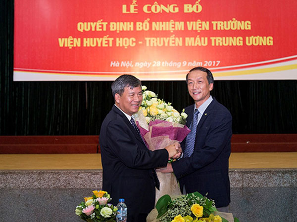 Người thay thế GS Nguyễn Anh Trí làm Viện trưởng Viện Huyết học Truyền máu TW là ai?
