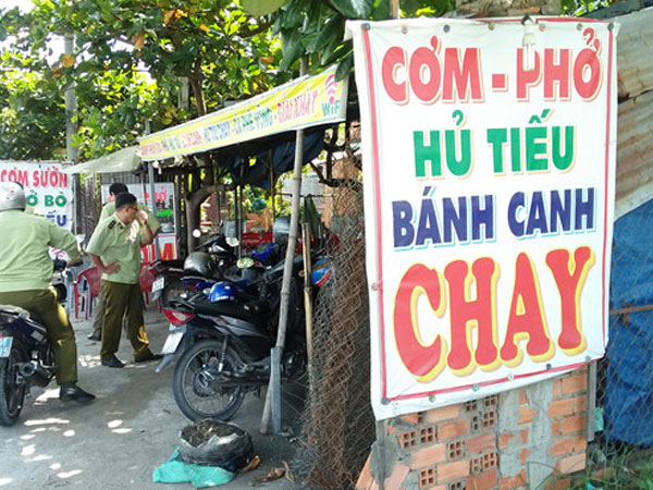 Chủ quán bán 6 dĩa cơm sườn 1,2 triệu bị phạt 4 triệu
