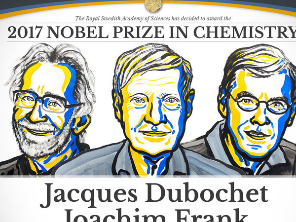 Nobel Hóa học 2017 gọi tên 3 nhà khoa học