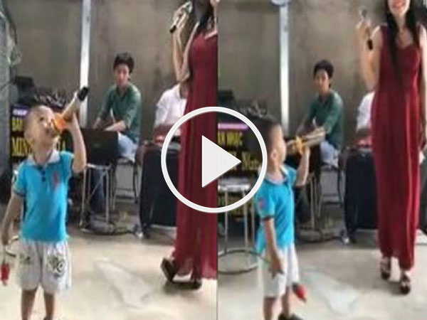 Video: Màn song ca "Gõ cửa trái tim" của bé trai 3 tuổi gây ấn tượng