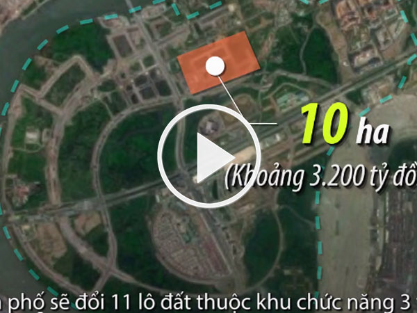 Video: TP HCM đổi hơn 12 ha đất lấy cây cầu 5.200 tỷ đồng