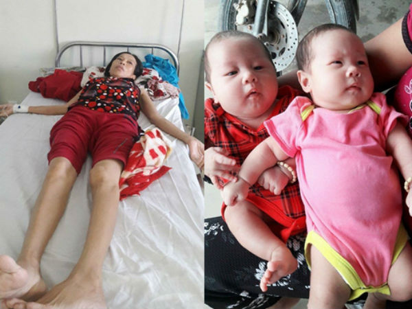 Người mẹ cố gắng thụ tinh nhân tạo mang thai đôi thì bị ung thư: "Xin cho tôi sống thêm chút nữa với con"