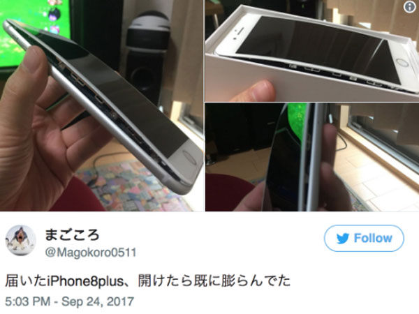 Thêm nhiều trường hợp iPhone 8 bị phồng pin trên thế giới