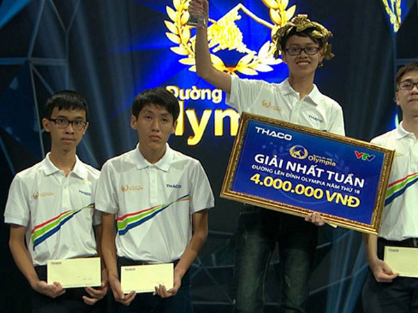 10X Đà Nẵng từng thi "Chinh phục" giành giải nhất tuần Olympia