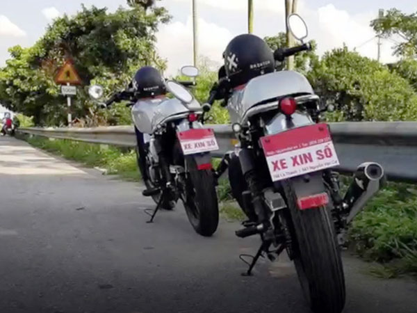 Xe máy không đeo biển số ra đường bị phạt như thế nào?