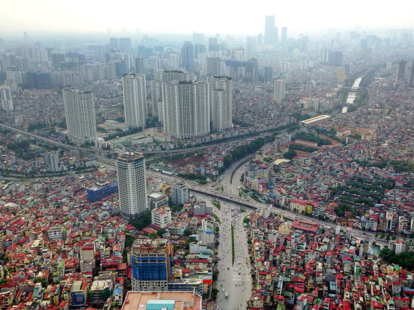 Diện mạo mới của Hà Nội nhìn từ trên cao