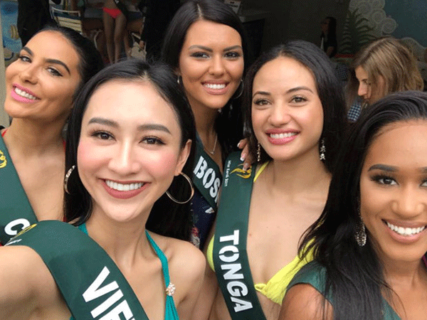 Hà Thu giành huy chương đồng phần thi tài năng Miss Earth